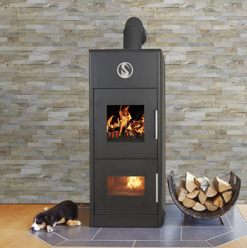 Combi hout en pelletkachel pelletkachel haardkachel WONEN.nl